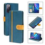For Samsung Galaxy S20 FE 4G/5G Skin Feel Leather Wallet Phone Case(Blue)