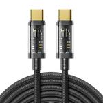 JOYROOM S-CC100A20 USB-C / Type-C to USB-C / Type-C 100W Sync Data Cable, Cable Length:2m(Black)