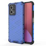 For Xiaomi Redmi Note 11T Pro Shockproof Honeycomb PC + TPU Phone Case(Blue)