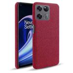For OnePlus Ace Racing Cloth Texture PC + Nylon Back Phone Case(Red)