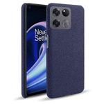 For OnePlus Ace Racing Cloth Texture PC + Nylon Back Phone Case(Blue)