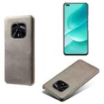 For Huawei nova 9z 5G Calf Texture PC + PU Phone Case(Grey)