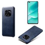 For Huawei nova 9z 5G Calf Texture PC + PU Phone Case(Blue)