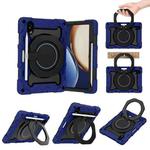 For Honor Tablet V7 Pro Armor Contrast Color Silicone + PC Tablet Case(Navy Blue)