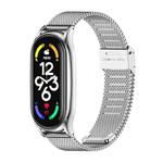 For Xiaomi Mi Band 7 / 7 NFC MIJOBS Milan Buckle Plus Stainless Steel Watch Band(Silver)
