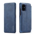For Galaxy A51 / M40S LC.IMEEKE Hon Ancient Series Horizontal Flip Leather Case with Holder & Card Slot(Blue)