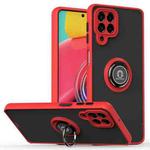 For Samsung Galaxy M53 Q Shadow 1 Series TPU + PC Phone Case with Ring(Red)