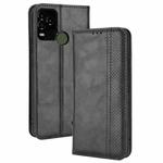 For BLU G71 Plus Magnetic Buckle Retro Crazy Horse Leather Phone Case(Black)