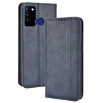 For BLU G71 Magnetic Buckle Retro Crazy Horse Leather Phone Case(Blue)