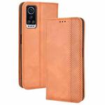 For BLU G91 Max Magnetic Buckle Retro Crazy Horse Leather Phone Case(Brown)