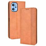 For UMIDIGI A13 / A13 Pro / A13S Magnetic Buckle Retro Crazy Horse Leather Phone Case(Brown)