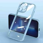 For iPhone 12 Pro Soft Shield Acrylic Transparent PC Phone Case(Sierra Blue)