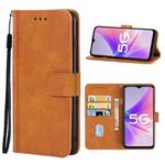 For OPPO K10 5G Leather Phone Case(Brown)
