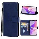 For OPPO K10 5G Leather Phone Case(Blue)