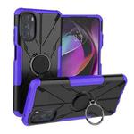 For Motorola Moto G 2022 Armor Bear Shockproof PC + TPU Phone Case(Purple)
