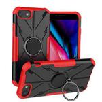 For iPhone SE 2022 / 8 / 7 Armor Bear Shockproof PC + TPU Phone Case(Red)