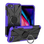 For iPhone SE 2022 / 8 / 7 Armor Bear Shockproof PC + TPU Phone Case(Purple)