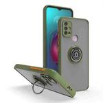 For Motorola Moto G10/G30 Q Shadow 1 Series TPU + PC Phone Case with Ring(Green)