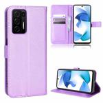 For BLU F91 Diamond Texture Leather Phone Case(Purple)