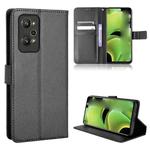For OPPO Realme GT Neo 3T/GT Neo2/GT2 Diamond Texture Leather Phone Case(Black)