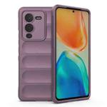 For vivo S15 Pro 5G Magic Shield TPU + Flannel Phone Case(Purple)
