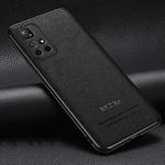 For Xiaomi Redmi Note 11 4G Foreign Pasted Leather Litchi Texture TPU Phone Case(Black)