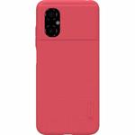 For Xiaomi Poco M4 5G NILLKIN Frosted PC Phone Case(Red)