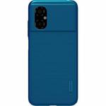 For Xiaomi Poco M4 5G NILLKIN Frosted PC Phone Case(Blue)
