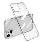 Shockproof TPU + Single-sided Glass Protective Phone Case For iPhone 12 Pro Max(Transparent)