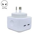 40W Dual PD USB-C / Type-C Charger for iPhone / iPad Series, AU Plug
