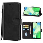 For OPPO Realme C30 Leather Phone Case(Black)
