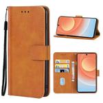 For Tecno Camon 19 Leather Phone Case(Brown)