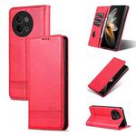 For vivo S18e AZNS Magnetic Calf Texture Leather Phone Case(Red)