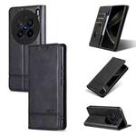 For vivo X200 Pro AZNS Magnetic Calf Texture Leather Phone Case(Black)