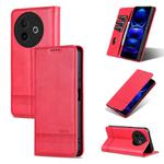 For vivo Y300i 5G / Y39 5G Global AZNS Magnetic Calf Texture Leather Phone Case(Red)