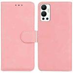 For Infinix Hot 12 Skin Feel Pure Color Flip Leather Phone Case(Pink)