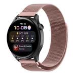 For Huawei Watch GT 3 Pro 46mm Milan Steel Watch Band(Rose Pink)