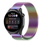 For Huawei Watch GT 3 Pro 46mm Milan Steel Watch Band(Colorful)