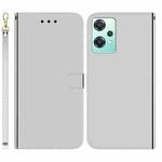 For OnePlus Nord CE 2 Lite 5G Imitated Mirror Surface Horizontal Flip Leather Phone Case(Silver)