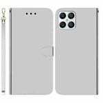 For Honor X8 Imitated Mirror Surface Horizontal Flip Leather Phone Case(Silver)