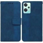 For OnePlus Nord CE 2 Lite 5G Geometric Embossed Leather Phone Case(Blue)
