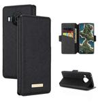 For Nokia X20 / X10 MUXMA MX115 Cross Texture Oil Edge Flip Leather Phone Case(Black)