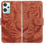 For OnePlus Nord CE 2 Lite 5G Tiger Embossing Pattern Horizontal Flip Leather Phone Case(Brown)