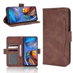 For Motorola Moto G22 / E32s 4G Skin Feel Calf Pattern Leather Phone Case(Brown)