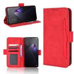 For OPPO Reno8 5G Skin Feel Calf Pattern Leather Phone Case(Red)
