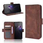 For OPPO Reno8 5G Skin Feel Calf Pattern Leather Phone Case(Brown)