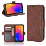 For TCL 303 / Alcatel 1B 2022 Skin Feel Calf Pattern Leather Phone Case(Brown)