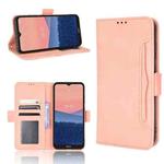 For Nokia C21 Skin Feel Calf Pattern Leather Phone Case(Pink)