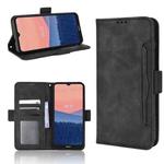 For Nokia C21 Skin Feel Calf Pattern Leather Phone Case(Black)
