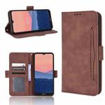 For Nokia C21 Skin Feel Calf Pattern Leather Phone Case(Brown)